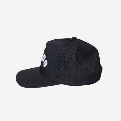 BLACK GOLFER HAT