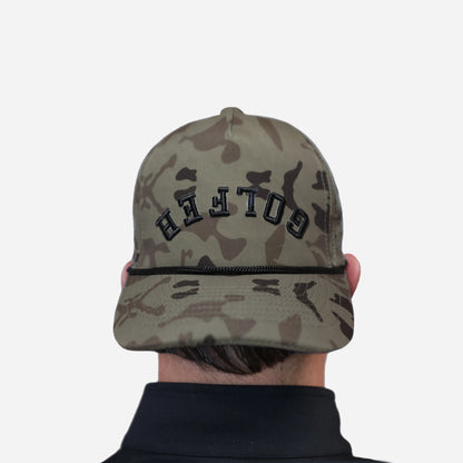 GOLFER CAMO ROPE HAT