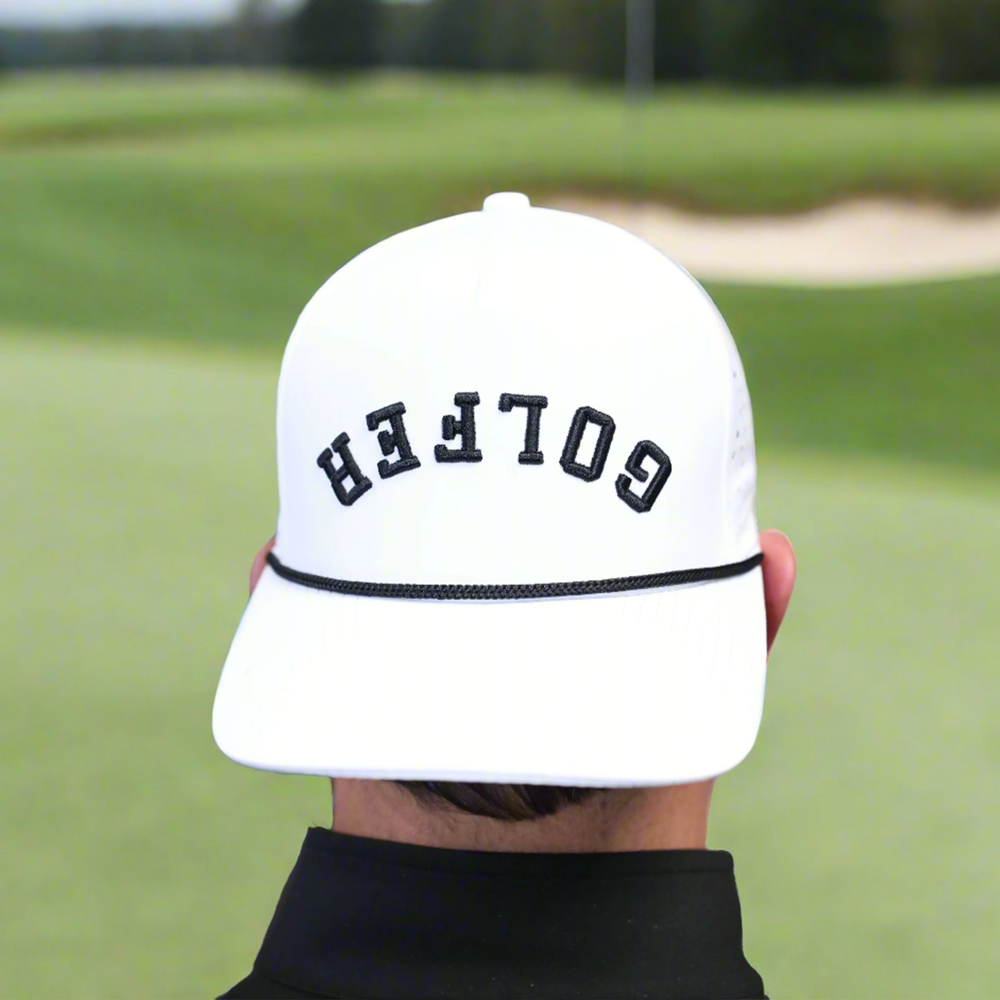 GOLFER ROPE HAT